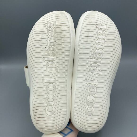 Cool Planet by Steve Madden Women's Slide Sandals Size 7 Minimalist Libraa Ivory - Picture 5 of 13